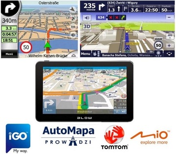 АВТОМОБИЛЬНАЯ НАВИГАЦИЯ GPS 7 ДЮЙМОВ EU PL MAP TIR АВТОБУС