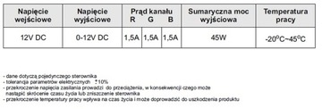 Светодиодный контроллер RGB 12 В 45 Вт 3x1,5 А мини-инфракрасный ИК-контроллер с пультом дистанционного управления