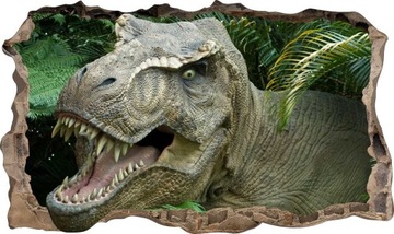 Naklejka na ścianę 3D Dinozaury Dinozaur trex Dino
