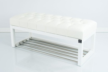 фото ориг. №10, Cabinet shoes with seat emra wood 110 x 40 x 40 centimeters white