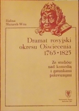 H. Mazurek-Wita DRAMAT ROSYJSKI OKRESU OŚWIECENIA