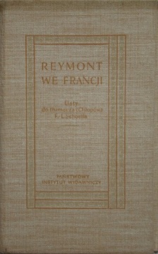 Reymont we Francji Listy do tłumacza F.L. Schoella
