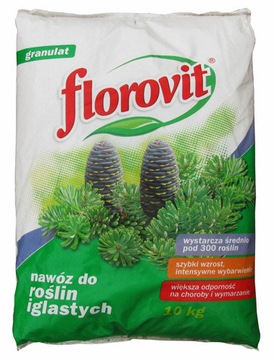 FLOROVIT DO ROŚLIN IGLASTYCH 10KG NAWÓZ MINERALNY