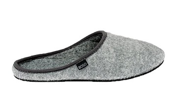 Pantofle kapcie damski klapki BOSO 3005-1 szary 37
