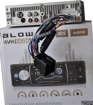 RADIO SAMOCHODOWE BLOW MP3 USB SD BLUETOOTH 4x 60W