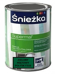 SUPERMAL EMALIA OLEJNO-FTALOWA ZIELONY MIĘTOWY 0,2