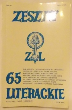 ZESZYTY LITERACKIE 65 1/1999