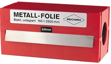 Folia metalowa 0,5mm - szczelinomierz, STAL