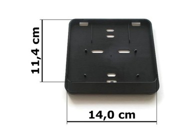 Ramka pod rejestrację ramki pod tablice czarna motorower skuter