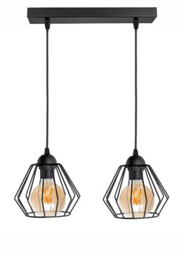 SUFITOWA LAMPA WISZĄCA DIAMENT LOFT EDISON RETRO