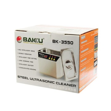 УЛЬТРАЗВУКОВАЯ ОЧИСТИТЕЛЬНАЯ ВАННА BK-3550 |50W | 0,8л | ИНОКС