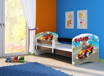 Łóżko dziecięce 180X80 + materac WENGE ACMA