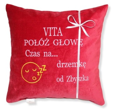 PREZENT NA WALENTYNKI PODUSZKA ŻONY DZIEWCZYNY NIEJ NIEGO
