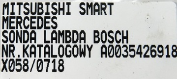 MITSUBISHI SMART MERCEDES ЛЯМБДА-ЗОНД A0035426918