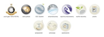 AMZ PODUSZKA ROYAL PUCH 100% EXPORT 40x40 100g