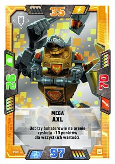 karta nr 158 Mega Axl lego nexo knights 2