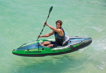 НАСОС-ВЕСЛА KAYAK CHALLENGER K1 — INTEX 68305