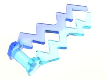 LEGO Piorun płomień 59233pb01 niebiesk jasny trans