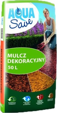 КРАСНАЯ ДЕКОРАТИВНАЯ МУЛЬЧА, ДЕКОРАТИВНАЯ КОРА, 50л