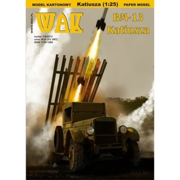 WAK 7-8/13 - Wyrzutnia rakiet BM-13 Katiusza 1:25