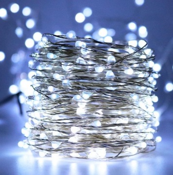 MICRO LED WIRES 20 светодиодов на батарейках, теплый белый, набор 10 шт.