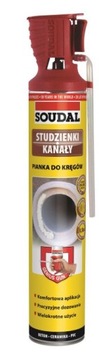 SOUDAL PIANKA DO KRĘGÓW KANAŁÓW WODOSZCZELNA 750ml