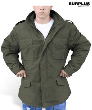 КУРТКА SURPLUS Military M65 ПОДКЛАДКА 2в1 ОЛИВКОВЫЙ L