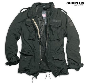 КУРТКА M65 REGIMENT 3в1 ПАРКА Черная SURPLUS 3XL