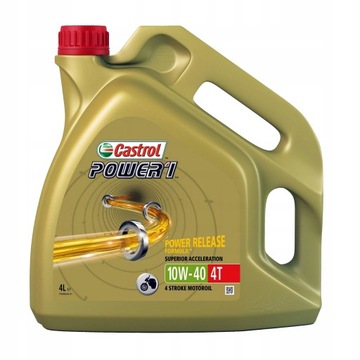 Castrol Power 1 10W40 4л мотоциклетное моторное масло