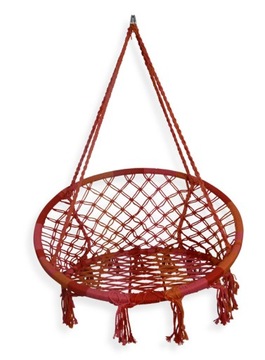 KRZESŁO HAMAKOWE CZERWONE H138cm KURIER 9,90