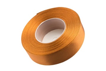 TASIEMKA MIEDZIANA WSTĄŻKA SATYNOWA 12mmX32m 132