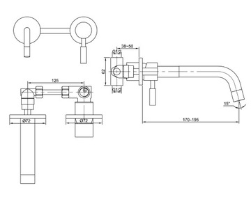 Kohlman Roxin QW180RB смеситель для умывальника, черный