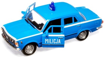 PRL SAMOCHÓD MILICJA MO POLICJA RADIOWÓZ FIAT 125p