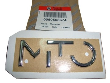ALFA ROMEO MITO ZNAK LOGO NAPIS TYŁ MITO 674