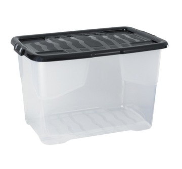 POJEMNIK PLASTIKOWY Z POKRYWĄ 60L ORGANIZER ECO