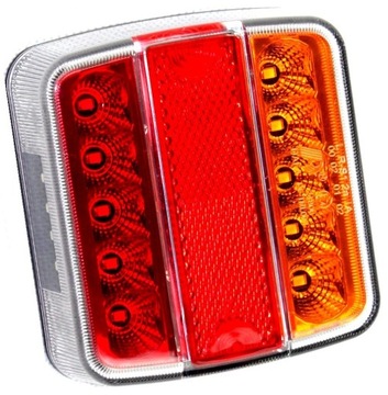 LAMPA TYLNA PRZYCZEPY ZESPOLONA LED DIODOWA LAWETA