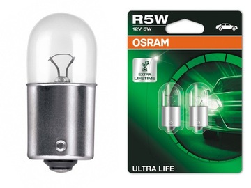 OSRAM Żarówka R5W ULTRA LIFE 4 Lata Gwarancji