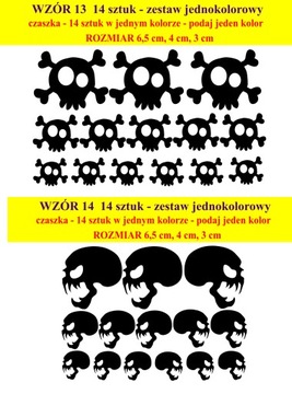 naklejki na rower kwiatki kropki gwiazdki różn wzo