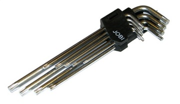 Шестигранные ключи Torx T15-T55 9 шт. JOBIprofi.