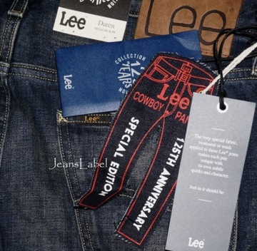 LEE DAREN jeansy slim vintage rozdarcia W30 L34