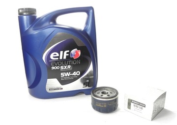 OLEJ ELF 5W40 FILTR OLEJU CLIO III 1.4 1.6 2.0 16V