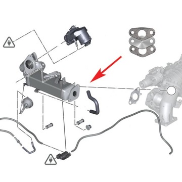 417 ПРОБКА EGR BMW 2.0 3.0 d N47 N57 N47S N57S