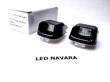 LED LAMPY PODSVÍCENÍ TABULKY NISSAN NAVARA D40