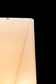 DONICA GEOMETRYCZNA LED ZIMNA DONICZKA PODŚWIETLANA 75 CM ZEWNĘTRZNA WEW.