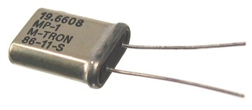 Rezonator kwarcowy 19.6608 MHz - 2 sztuki