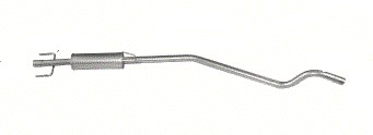 Tłumik środkowy Opel Astra G poj.1,2 98 -04r.