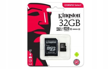 КАРТА ПАМЯТИ KINGSTON 32 ГБ MICRO CL10 + АДАПТЕР