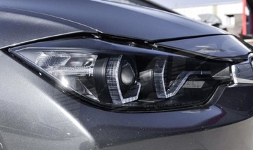 BMW 3 F31 ЛАМПЫ фар ЧЕРНЫЕ ЧЕРНЫЕ LED КОЛЬЦА дневные ДХО фары H7