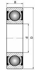 Подшипник шариковый радиальный 605 ZZ KOYO 5x14x5