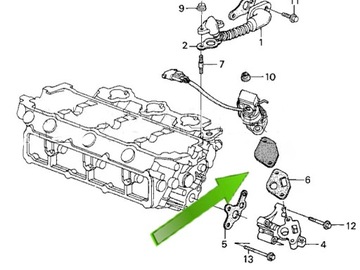 575 Заглушка EGR HONDA ACCORD C PRELUDE CIVIC